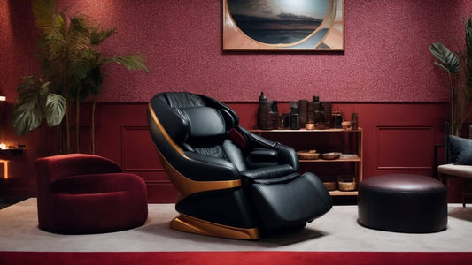 Luxurious massage chair in a stylish room, illustrating tips for Choosing The Right Massage Chair