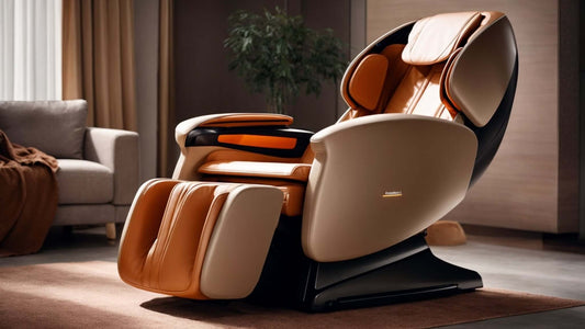 Fujiiryoki Cyber Relax Elite Massage Chair with sleek design in modern living room setting