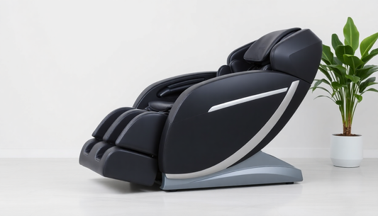 Ergonomic massage chair showcasing best massage chair techniques for stress relief in a modern setting