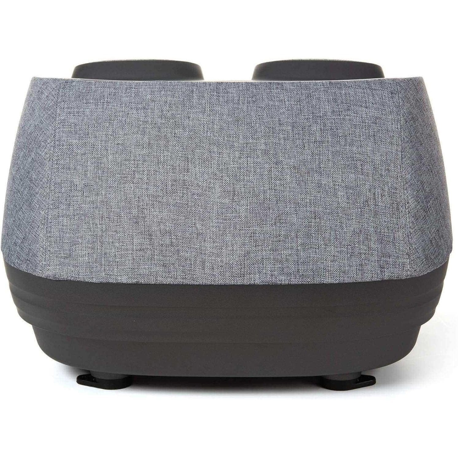 Inner Balance Arch Refresh Foot Massager with gray fabric and black base for soothing foot relief