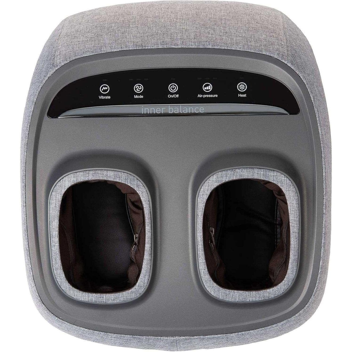 Inner Balance Arch Refresh Foot Massager electric device with dual foot openings and control panel