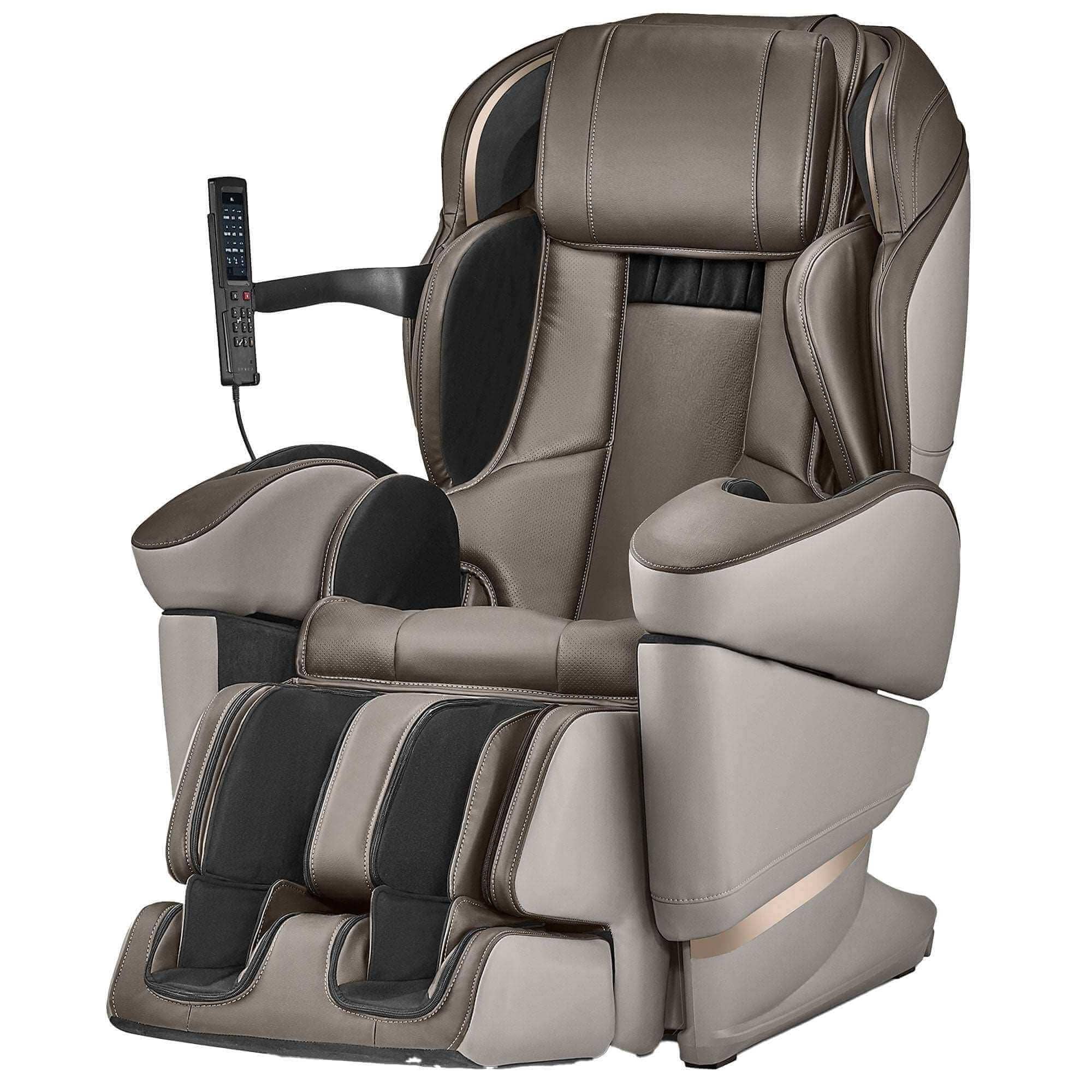 Synca Wellness JP-3000 Massage Chair electric massaging chair in gray and black with remote control