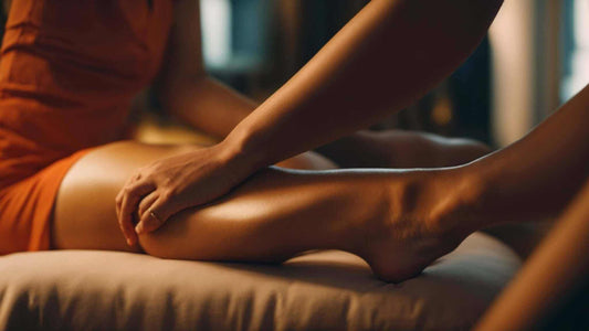 A relaxing foot massage showcasing how do foot massagers help circulation and promote relaxation