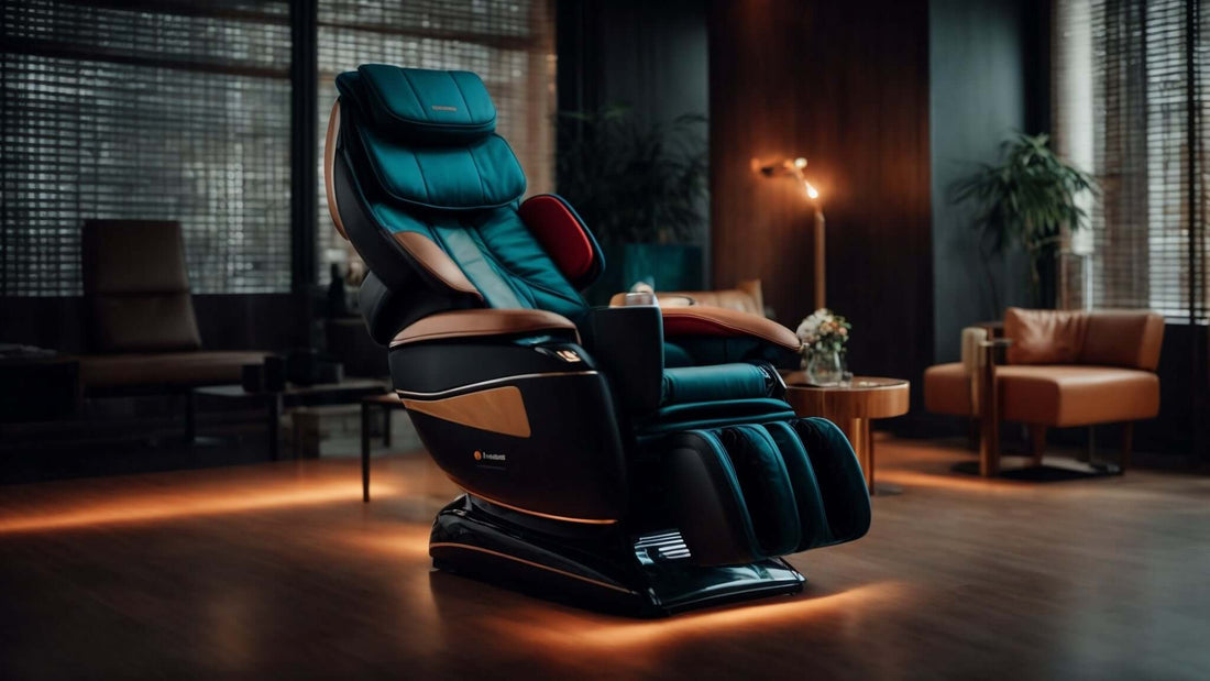 Luxury massage chair showcasing features and design highlighting massage chair benefits ratings