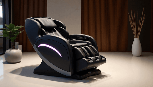 Modern Fujiiryoki massage chairs designed for ultimate relaxation in a stylish living space
