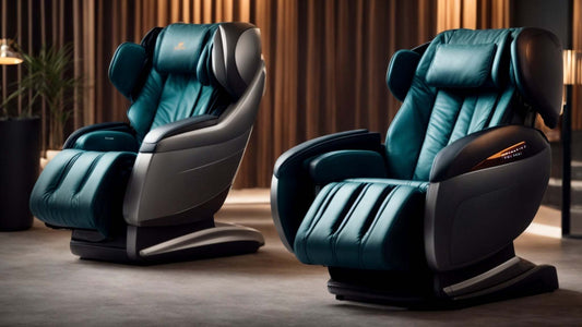 Electric massage chair applying shiatsu and deep-tissue rollers to relieve muscle tension and chronic pain