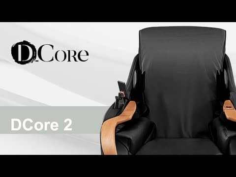 DCore 2 luxury massage chair for home featuring sleek design and ergonomic comfort