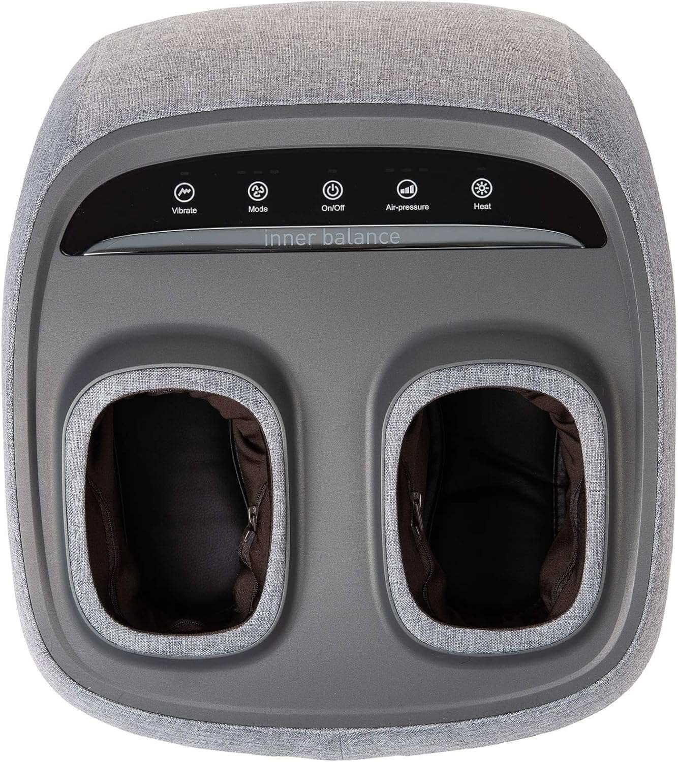 Inner Balance Arch Refresh Foot Massager electric device with dual foot openings and control panel