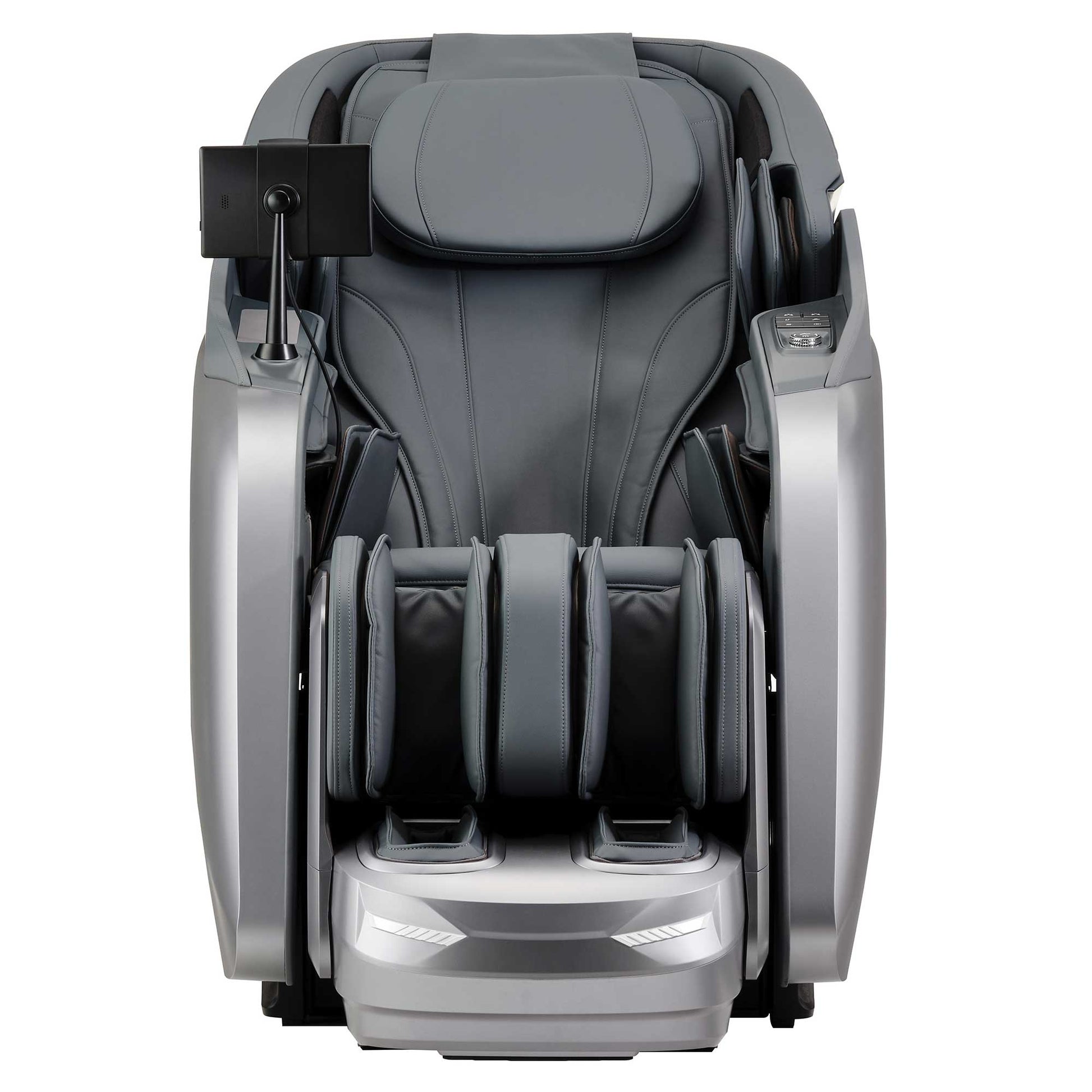 Fujiiryoki Cyber Relax Elite Massage Chair in gray with advanced electric massage features