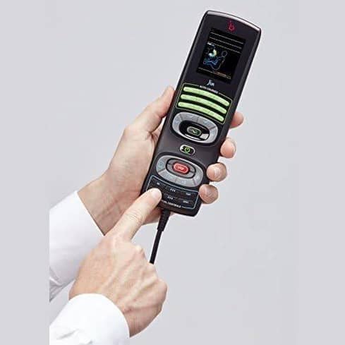 Jin massage chair remote control with digital display and user-friendly buttons for personalized relaxation